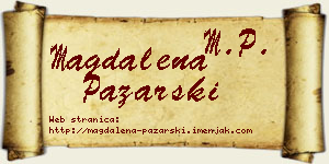 Magdalena Pazarski vizit kartica